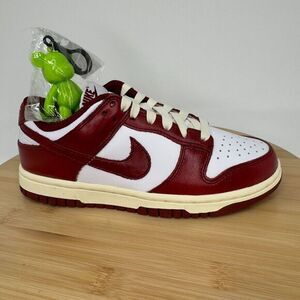 Nike‎ Dunk Low PRM Sneakers Shoes Men 3.5 Women 5 Red White Lace Up FJ4555-100